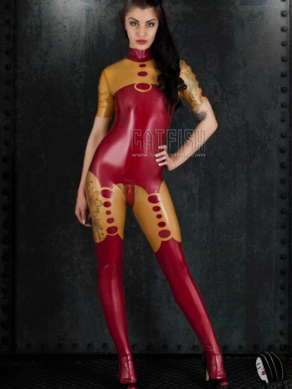 Latex Catsuit CF-CANV799